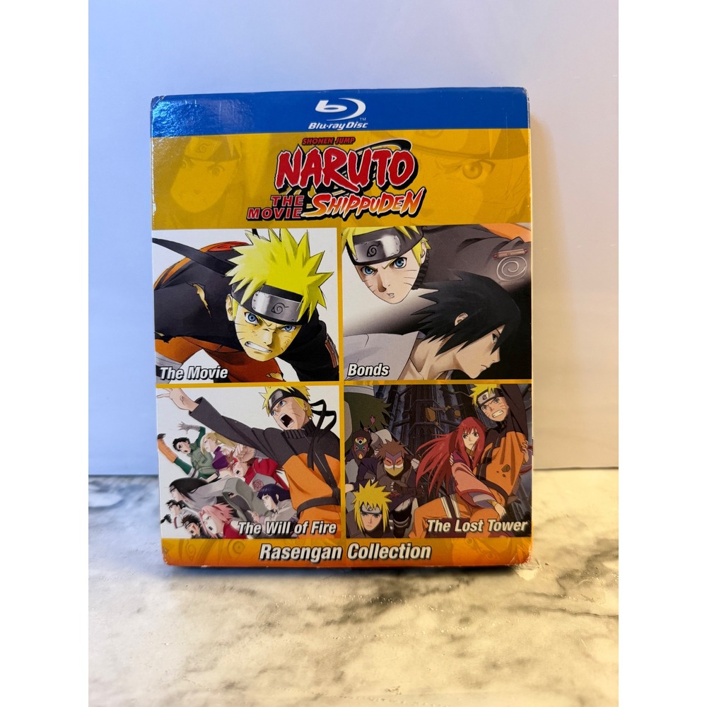 Naruto Shippuden The Movie Rasengan Collection Blu-ray 4-Disc Set Viz Media - Picture 2 of 5